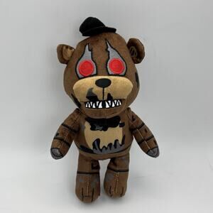 Five Nights At Freddy's 10 years 8"inch Nightmare Freddy Plush. Clean.